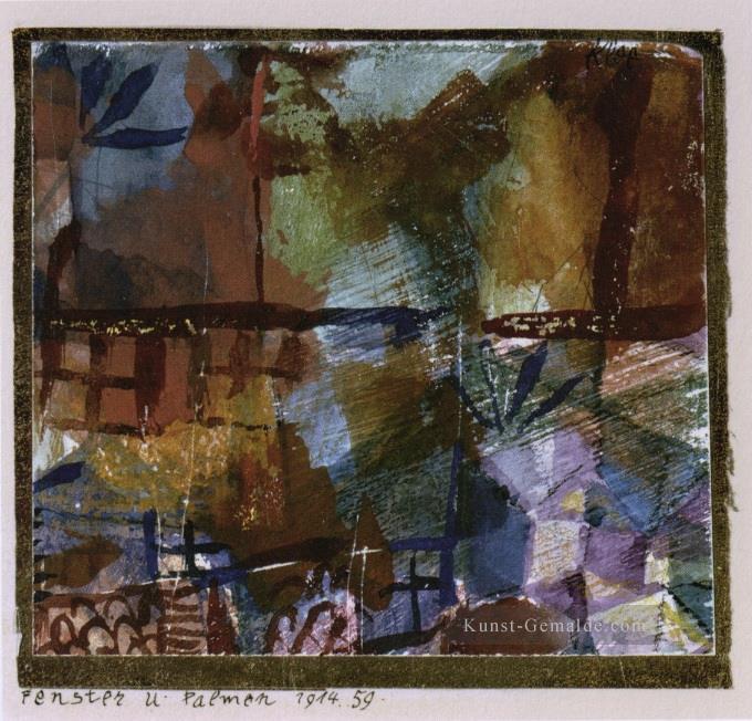 Fenster und Palmen Paul Klee Ölgemälde